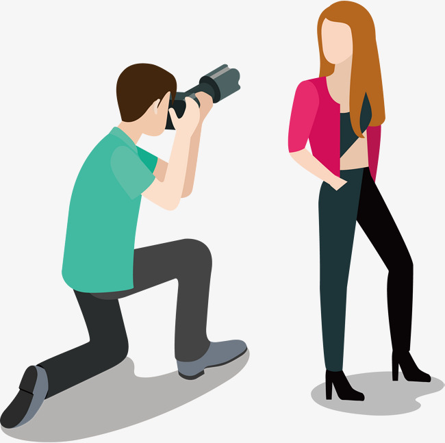 高清PNG素材推薦 拍照的人PNG圖像免費下載